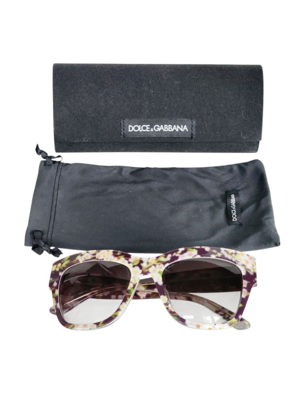 DOLCE & GABBANA Floral Cat Eye Sunglasses DG4231 - Picture 2 of 10